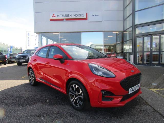 Ford Puma 1.0 EcoBoost Hybrid mHEV ST-Line 5dr Hatchback Petrol Red